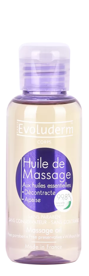 Huile De Massage Aux Huiles Essentielles 100ml - Evoluderm
