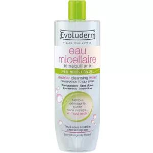 Micellaire Make-up Remover Water Combinatie tot Vette Huid 500ml - Evoluderm