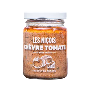Préparation à base de fromage de chèvre, artichaut et tomate, 80g - LES NIÇOIS