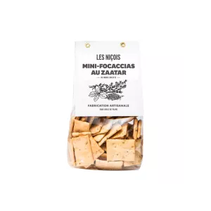 Mini-Focacias Au Zaatar、200g - LES NIÇOIS