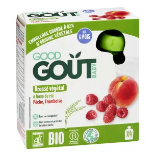 泡饭桃子覆盆子 4x85g - GOOD GOUT