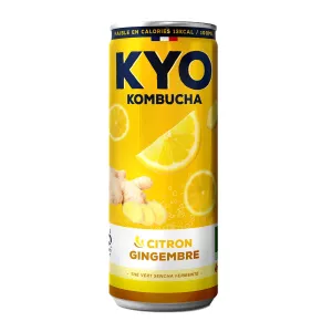Ingwer -Zitrone Can 33cl - Kyo Kombucha