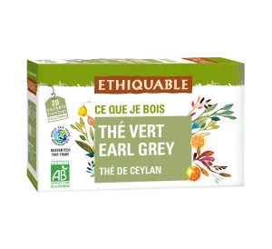 36g De Groene Earl Grey Bio - ETHIQUABLE