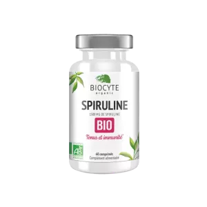 60 Compr Spiruline Biocyte Bio