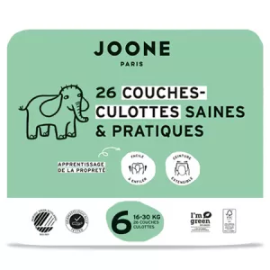 Couches-Culottes Bébé 16 - 30 kg Taille 6 x26 - JOONE PARIS