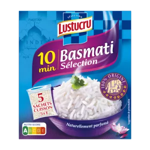 Riz Basmati Sélection 5x90g - LUSTUCRU