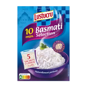 Riz Basmati Sélection 5x180g - LUSTUCRU