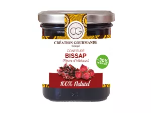 Hibiscusbloemenjam (bissap) 240g - Seneafood