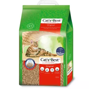 Litière pour chat végétale agglomérante 8,6kg - CAT'S BEST