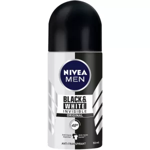 Nyeusi na Nyeupe 50ml Anti-Transpiring Men Mpira - NIVEA