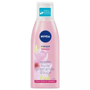 Tonic Lotion gezicht droog en gevoelige amandelborden 200 ml - NIVEA