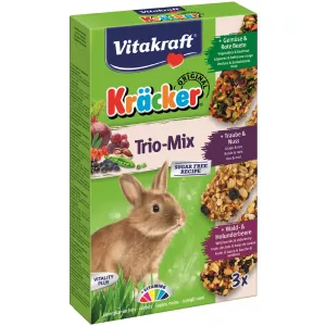 Kracker Food for Dwarf Rabbit Assortment Trio-Mix - Vitakraft