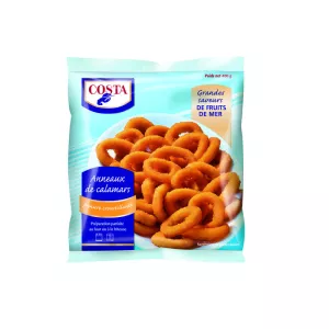 Anneaux de calamars panure croustillante 400g - COSTA