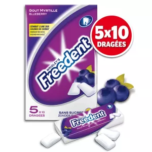 Kutafuna gum bila sukari ya sukari; 70g - FREEDENT