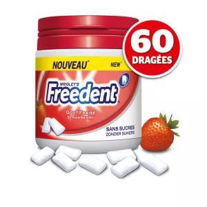 Kutafuna gum bila ladha ya sitirishi ya sukari; X60 84 g - FREEDENT