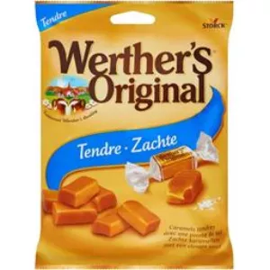 Bonbons caramels tendres pointe de sel 165g - WERTHER'S ORIGINAL