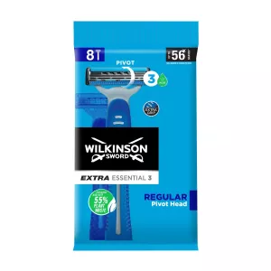 Pivot エクストラ エッセンシャル 3 レギュラー X8 使い捨てカミソリ - Wilkinson