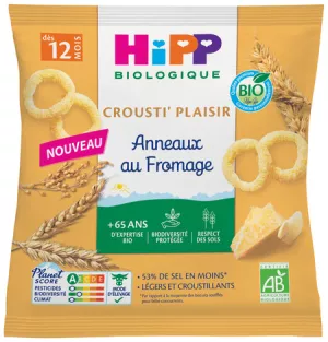 25g Anneaux Fromage Bio 12m