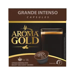 Grote Intense Coffee Compatibel Dolce Gusto X 16 - Aroma Gold