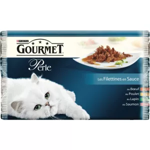 Perle Filettine kattenvoer in saus 4x85g - PURINA GOURMET