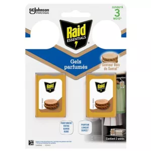 Anti-Mites Gel Parfum Bois de Santal x2 - RAID