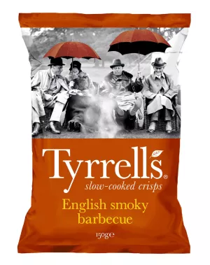 Batata fumaça de churrasco, 150g - TYRRELLS