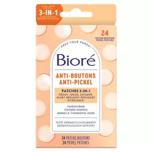 Patches Boutons 3en1 Anti Boutons 24 patches - BIORE