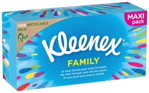 Boite de Mouchoirs Doux et Résistant x128 - KLEENEX