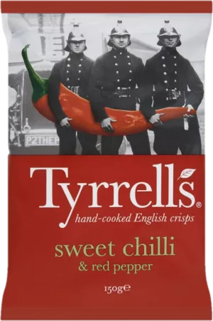 Chips De Pommes De Terre Piment Doux Et Poivron - TYRRELLS