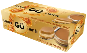 حلوى تشيز كيك الكراميل ساله 2x90g - Gu