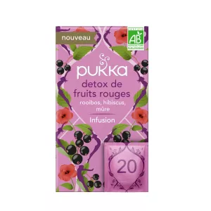 Infusion Detox De Fruits Rouges, Bio X20 - Pukka