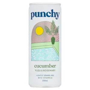 Cucumber Soft Drink. Yuzu And Rosemary 250 Ml - Punchy