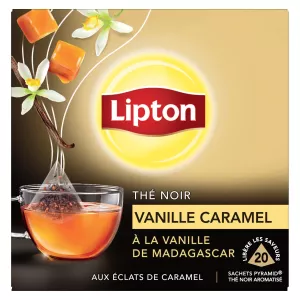 Thé Noir Au Caramel Et à La Vanille De Madagascar X20 - Lipton
