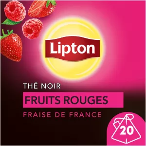 Thé Noir Fruits Rouges à La Fraise De France 20s - Lipton