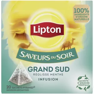 Infusion Saveur Du Soir Grand Sud Menthe Et Réglisse X20 - Lipton