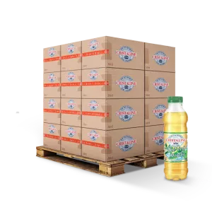 مياه الينابيع شاي أخضر بنكهة النعناع 50 سنتيلتر Fr X24 - CRISTALINE