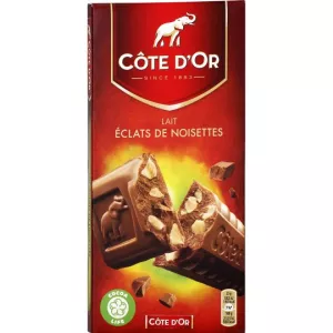 Milchschokoladentafel Haselnussstücke 200g - CÔTE D'OR