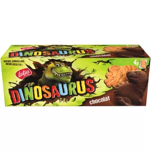 DINOSAURUS Original Schokolade 225g (4x3p) - LOTUS