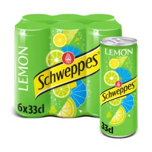 6x33cl Lemon ladha soda - SCHWEPPES