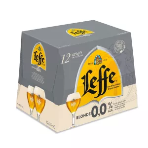 Bière Blonde Sans Alcool,12x25cl - LEFFE