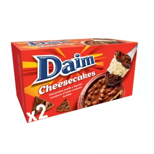 حلوى فانيلا وشوكولاتة فطيرة الجبن 170G - Daim