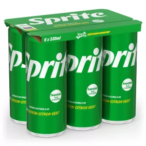 Soda Natural Sabores Limão, 6x33cl - SPRITE