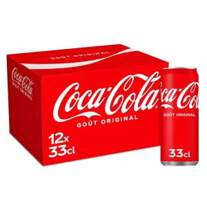 Soda au cola goût original 12x33cl - COCA-COLA