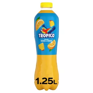 Boisson Aux Fruits Orange Et Ananas 1,25cl - Tropico
