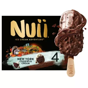 Glace bâtonnet New York cookies et cream 268g - NUII