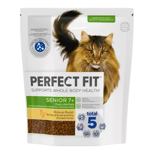 Croquettes Pour Chat Stérilisé Sénior Riche En Poulet 1,4kg - Perfect Fit