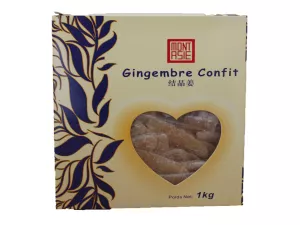 Jengibre Confitado en Rodajas 1kg - MONT ASIE