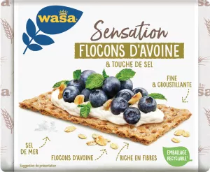 Sensation Toast Croccanti Con Fiocchi D'avena E Tocco Di Sale 265g - Wasa