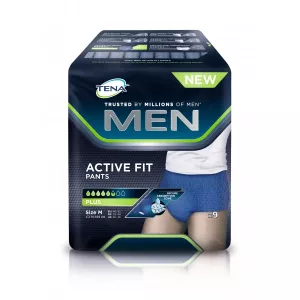 Boxer Protections Fuites Urinaires Homme Taille S-M Men Active Fit - TENA