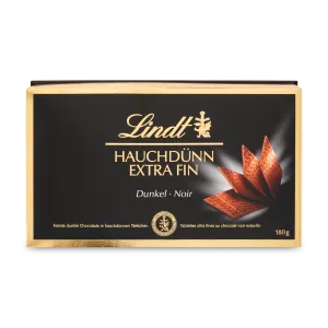 Extra fijne zwarte doos 180g - LINDT